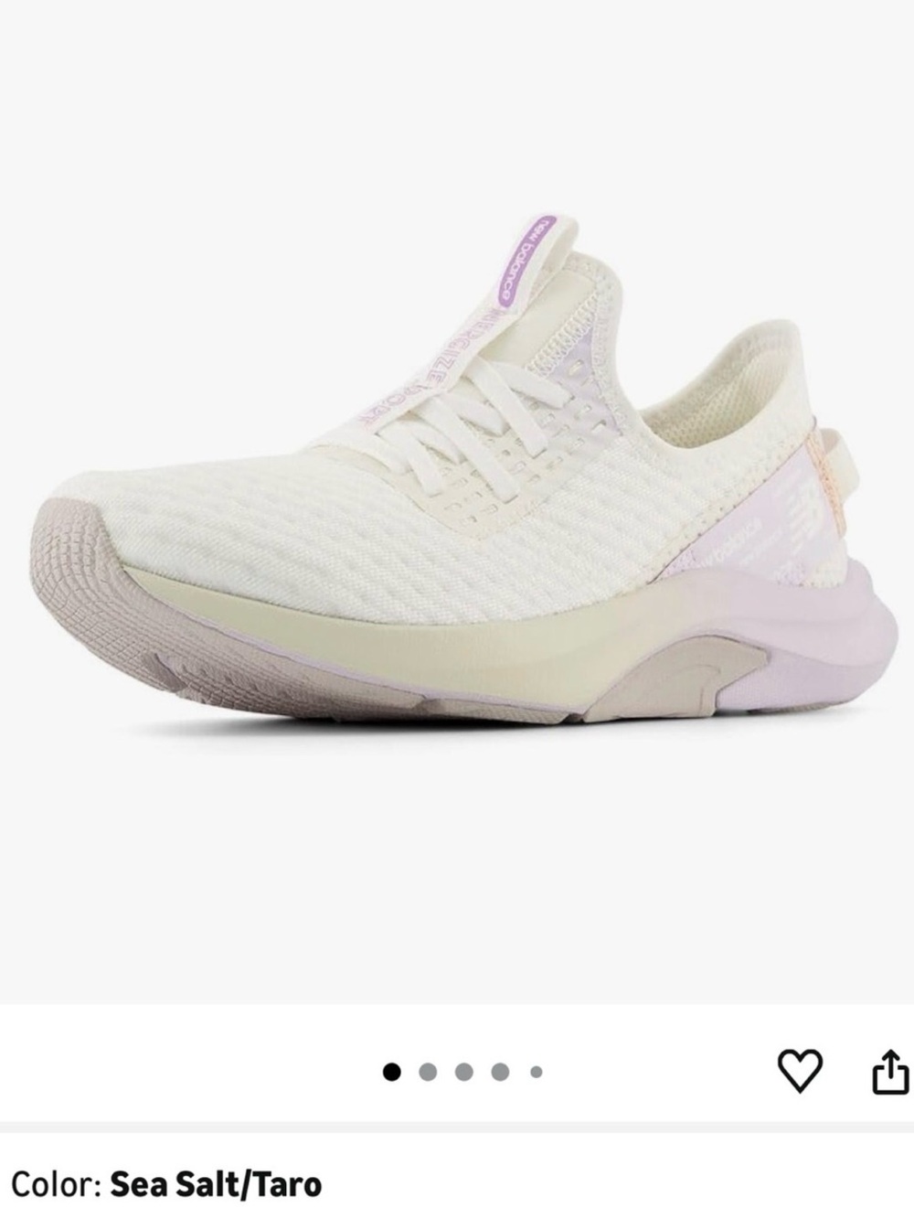 ⁠New Balance DynaSoft Nergize Sport v2 Sneakers 8 Sea Salt Taro Purple Running⁠
